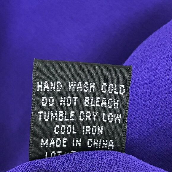 Montee Collection Embellished Sleeveless Blouse Women’s Plus Size 22W Purple - Picture 9 of 9